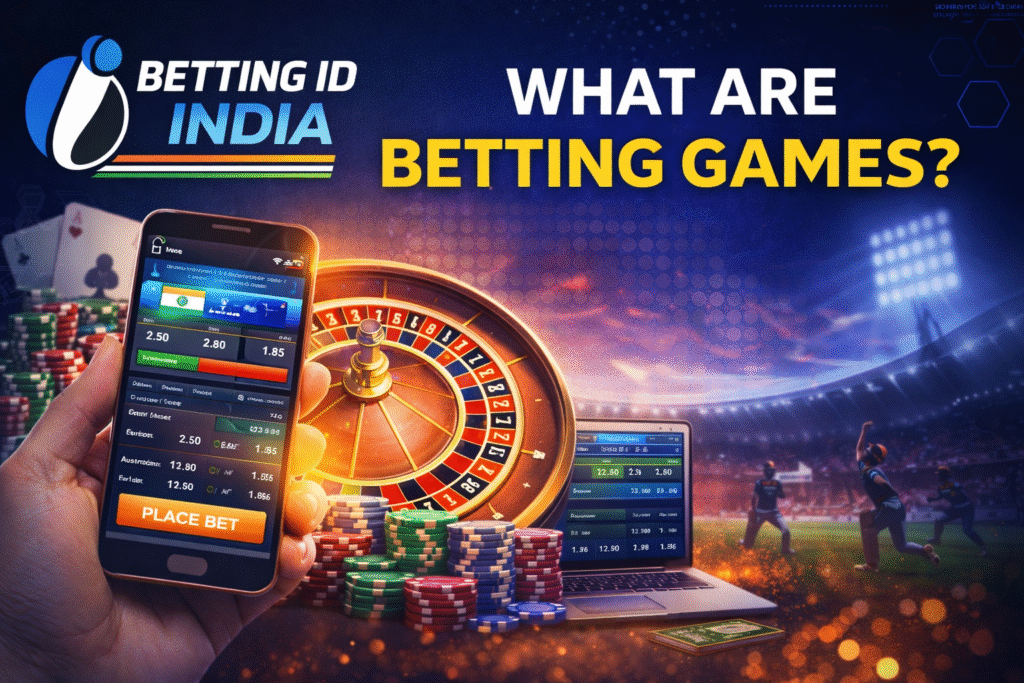 “Explanation of betting games including sports betting, casino games and live betting interface”