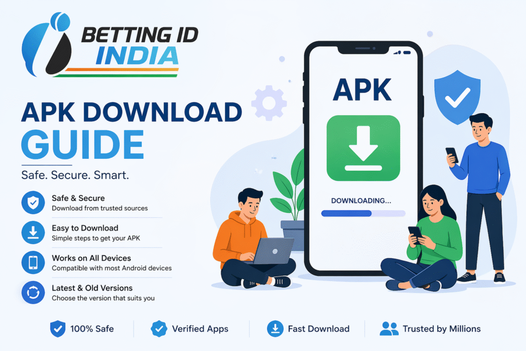 Download APK guide with Betting ID India logo