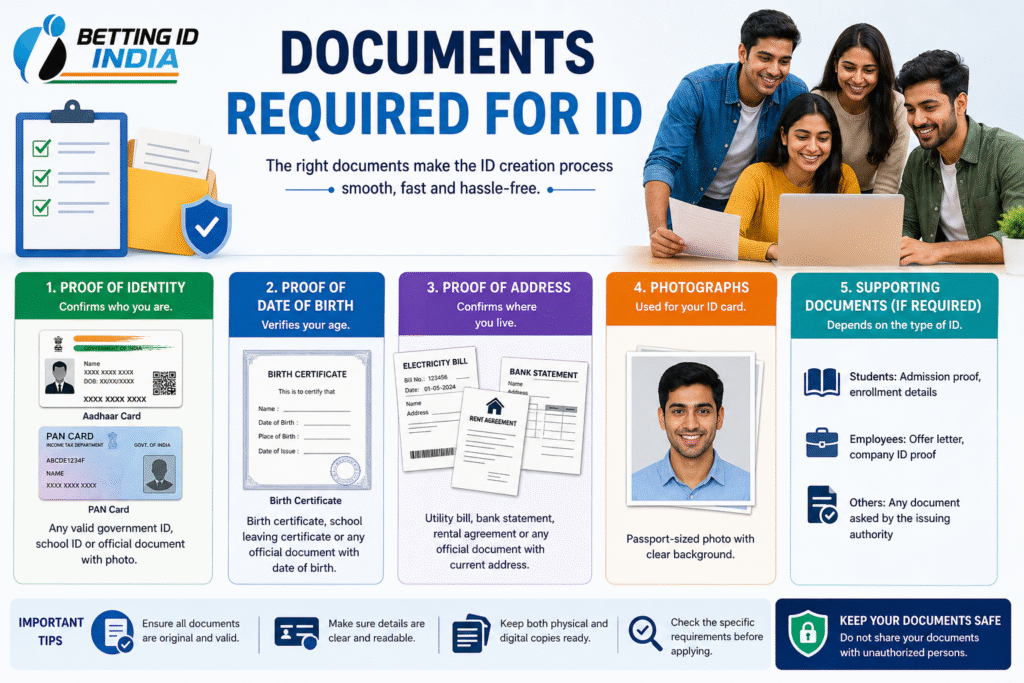 documents required for ID card verification list