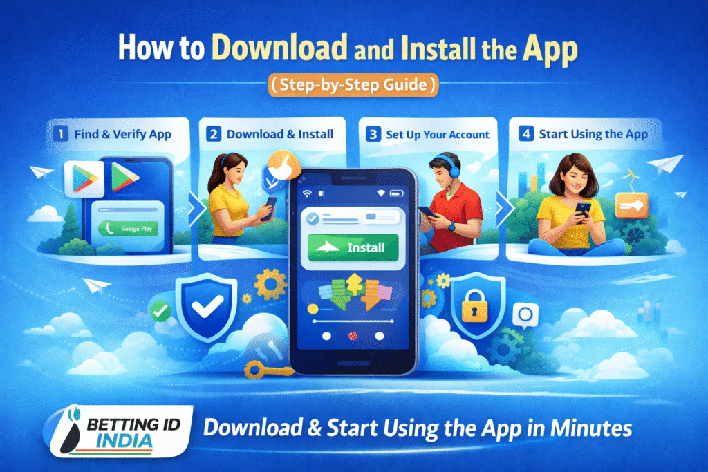 Step by step guide to download and install Betting ID India app on mobile device
