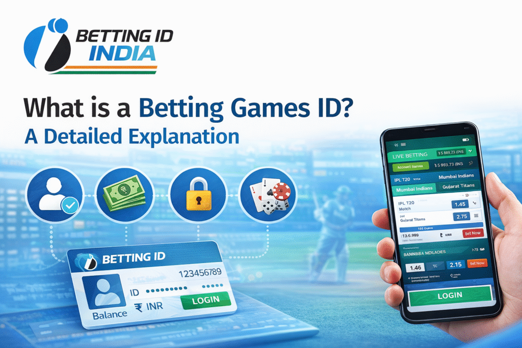 What is Betting Games ID explained with live cricket betting app and secure account features India 2026
