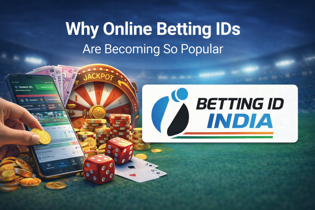 Why online betting IDs are popular in India with mobile betting, casino games and betting platform interface